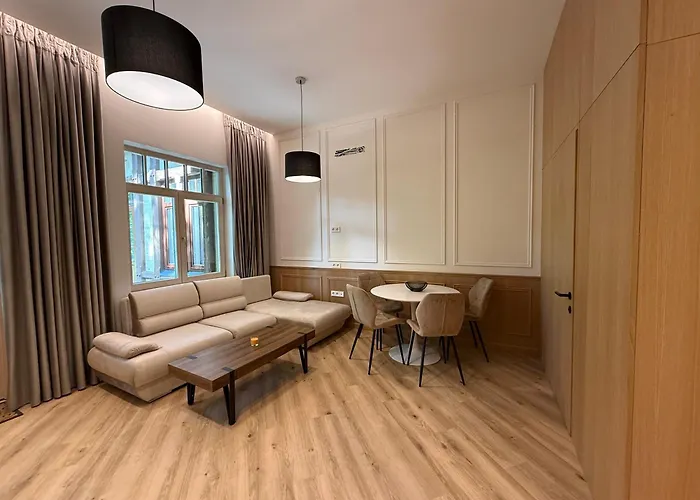 Poilsis Smiltynes Kurhauze At The Smiltynes Kurhaus דירה קלייפדה