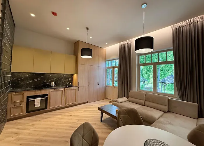 Poilsis Smiltynes Kurhauze At The Smiltynes Kurhaus דירה